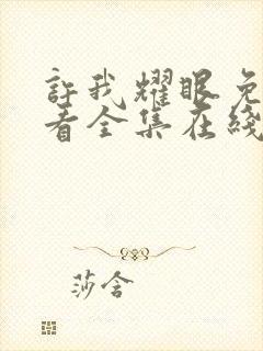 许我耀眼免费观看全集在线播放高清