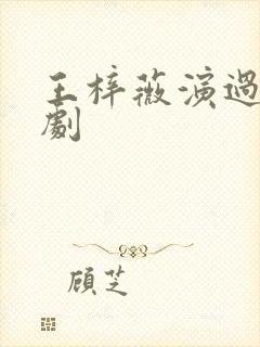 王梓薇演过哪些剧