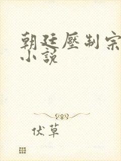 朝廷压制宗门的小说