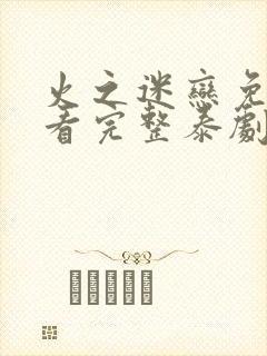 火之迷恋免费观看完整泰剧封面