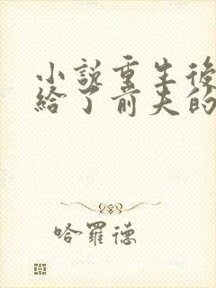 小说重生后我嫁给了前夫的死对头