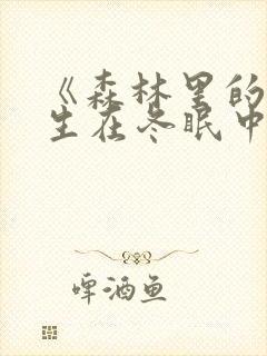 《森林里的熊先生在冬眠中》