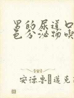 男的尿道口有黄色分泌物吃什么药