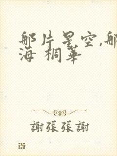 那片星空,那片海 桐华