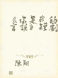 《你是我的不可言说》短剧免费观看