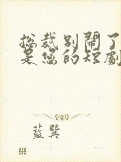 总裁别闹了孩子是您的短剧免费封面