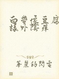 白带像豆腐渣一样外阴痒