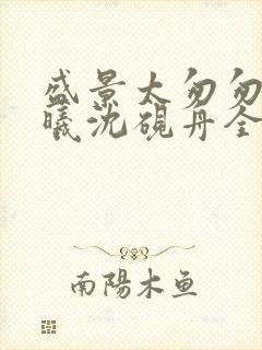 盛景太匆匆宁若曦沈砚舟全文