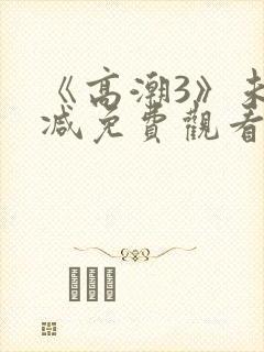《高潮3》未删减免费观看