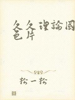 久久理论国产黄色片