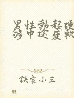 男性勃起硬度不够中途疲软