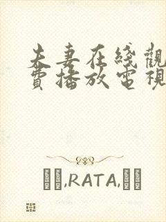 夫妻在线观看免费播放电视剧