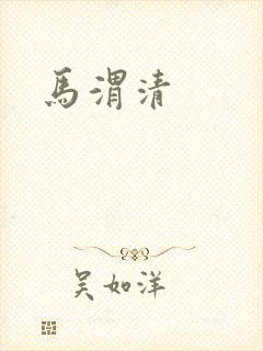 马渭清封面