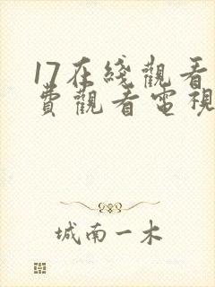 17在线观看免费观看电视剧高清