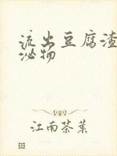 流出豆腐渣状分泌物