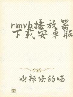 rmvb播放器下载安卓版