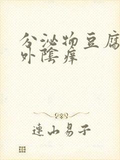 分泌物豆腐渣状外阴痒