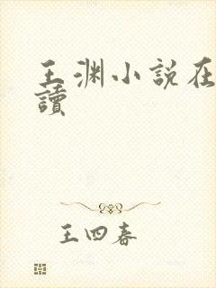 王渊小说在线阅读