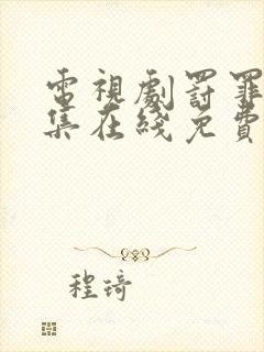 电视剧罚罪37集在线免费观看封面