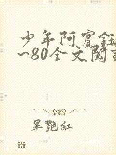 少年阿宾钰慧1~80全文阅读封面