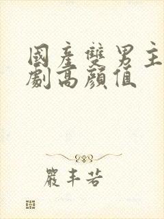 国产双男主电视剧高颜值