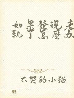 如果发现老公出轨了怎么办最好