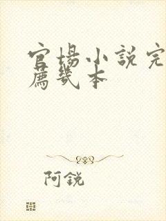 官场小说完结推荐几本封面