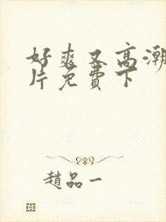 好爽又高潮了毛片免费下封面