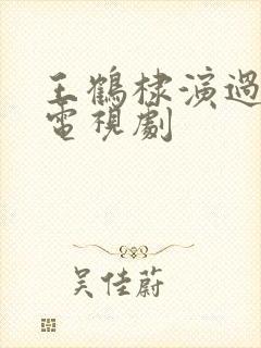 王鹤棣演过什么电视剧封面