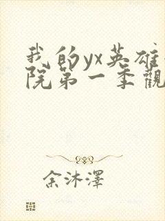 我的yx英雄学院第一季观看