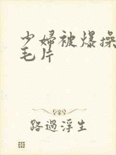 少妇被爆操高潮毛片