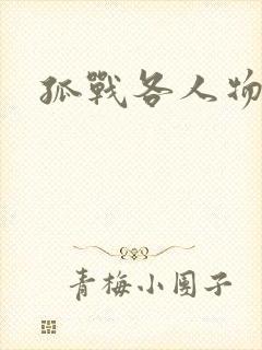 孤战各人物结局