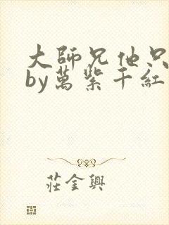 大师兄他只想逃by万紫千红封面