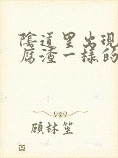 阴道里出现像豆腐渣一样的分泌物