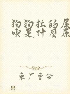 狗狗拉的屎自己吃是什么原因