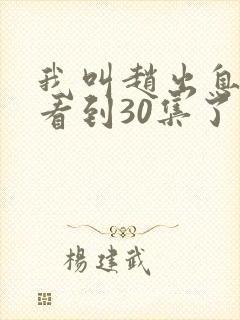 我叫赵出息可以看到30集了