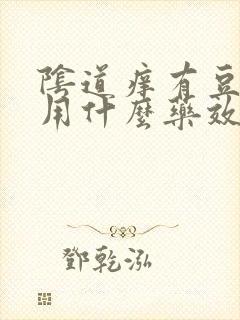 阴道痒有豆腐渣用什么药效果好