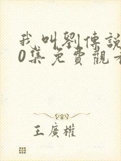 我叫刘传说第40集免费观看