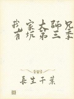 我家大师兄脑子有坑第三季免费观看动漫