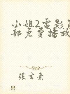 小姐2电影第二部免费播放