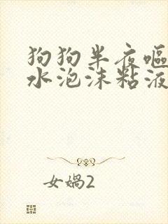 狗狗半夜呕吐黄水泡沫粘液