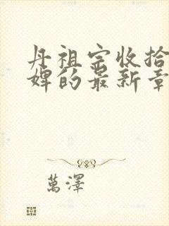 丹祖宗收拾小贱婢的最新章节小说下