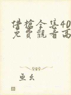 借枪全集40集免费观看高清版