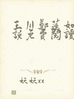 王川郑莲如的小说免费阅读全文