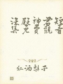 没殿神君短剧全集免费观看封面