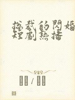 总裁的闪婚甜妻短剧热播