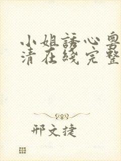 小姐诱心粤语高清在线完整未删减封面