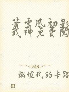萧云凰初影荒古武神免费阅读封面