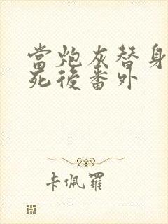 当炮灰替身的我死后番外