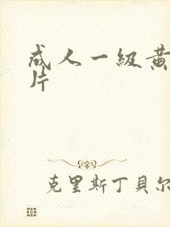 成人一级黄色大片